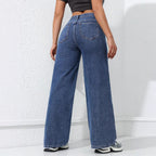 Women's Loose Straight Wide Leg Jeans